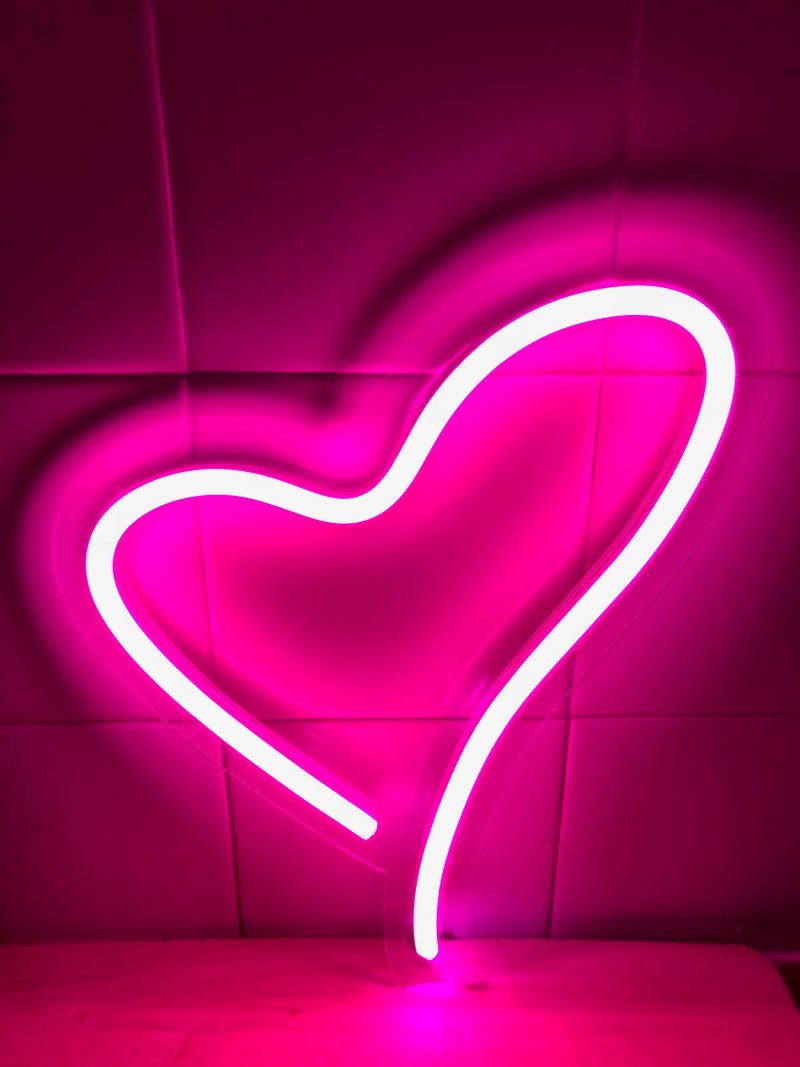 Love Heart Neon LED Sign